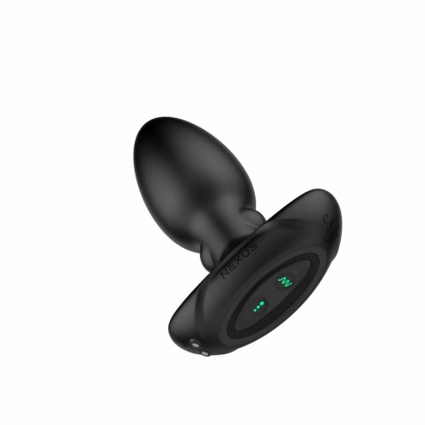 Nexus Beat - Wibrujący masażer analny z pilotem, silikonowy, czarny 11,2cm