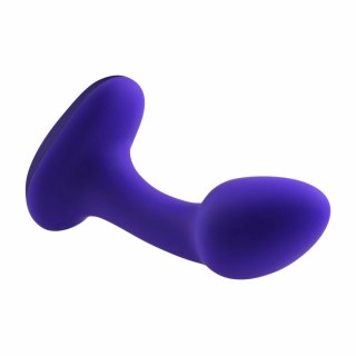 Evolved Novelties Anybody's Plug fioletowy - ergonomiczny model z falistą linią
