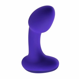 Evolved Novelties Anybody's Plug fioletowy - ergonomiczny model z falistą linią