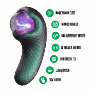 Temptasia Enchanted Serpent Vibrator z podświetleniem, silikonowy