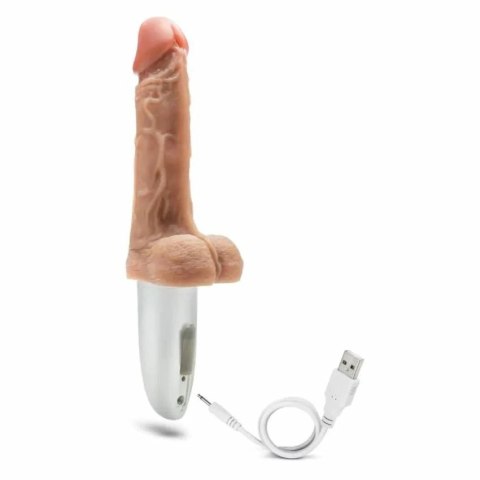 Blush Novelties Dr. Hammer model z funkcją ruchu i podgrzewania, beżowy 17,7 cm