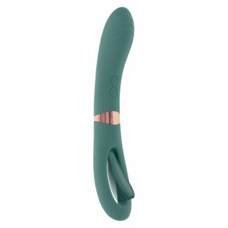 Evolved Novelties Chick Flick Green - Dwufunkcyjny model z podwojnym napędem