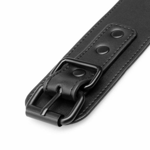 EasyToys Kajdanki Regulowane Skora Syntetyczna Czarny 18-28 cm