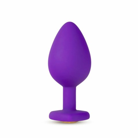 Blush Temptasia Bling Plug Medium fioletowy z ozdobnym kryształem