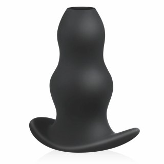 BUTTR Foxhole wtyczka anatomiczna silikonowa z otworem, czarna L