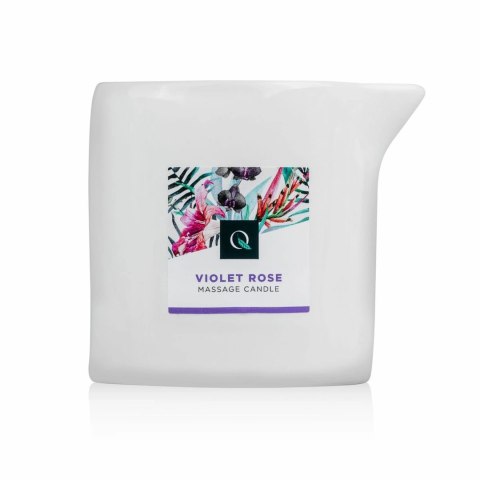 Exotiq Świeca do Masażu Violet Rose 200g - Relaksujący Zapach Kwiatowy