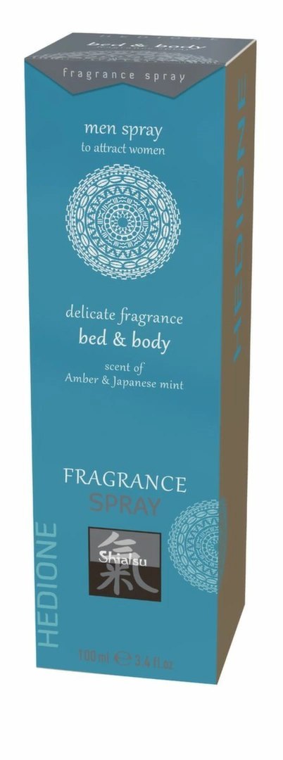 HOT Bed & Body Spray Amber & Japanese Mint - perfumowany spray dla mężczyzn