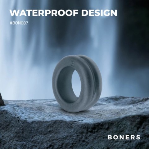 Boners Double Design - elastyczny pierścień intymny, gruby profil