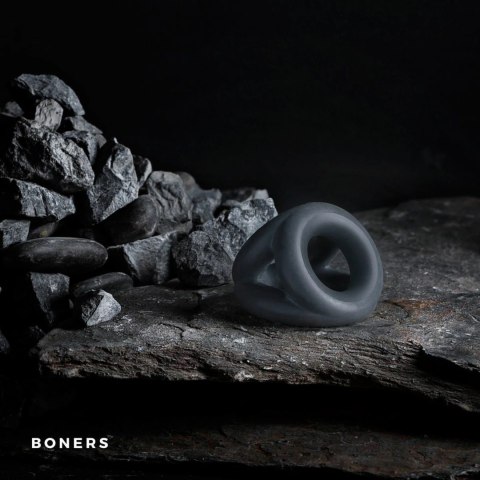 Boners Open Cocksling Triple - silikonowy system pierścieni z otwartą konstrukcją