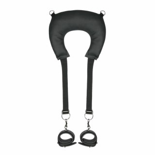 EasyToys System podtrzymujący z poduszką i regulowanymi paskami czarny