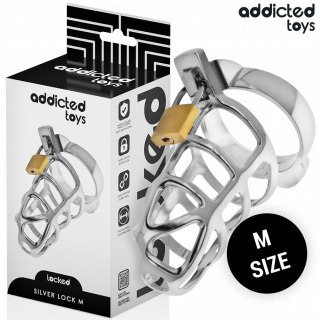 Addicted Toys Silver Lock Metal System Blokujący Rozmiar M