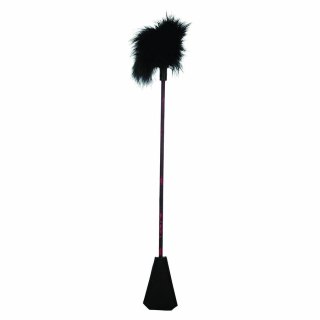 CalExotics Scandal Czarny Bat Ozdobiony Piorami 53,25 cm