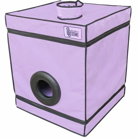 Secret Dome Club Cabina Violet - przenośna kabina z matą i LED, 60x60x70 cm
