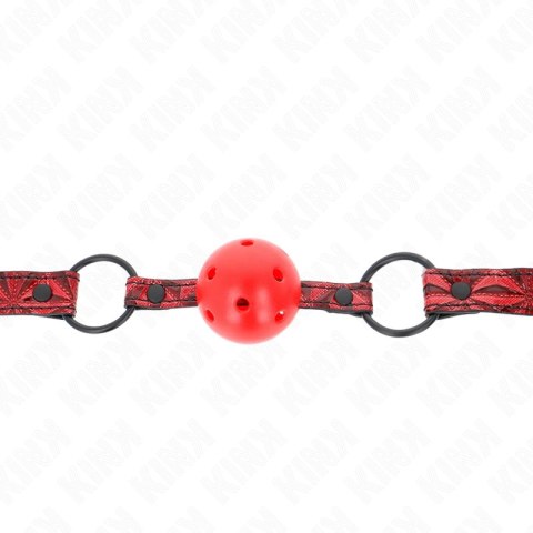 KINK Diamond Ball Gag Model 1 silikonowy 4,5 cm regulowany 42-60 cm