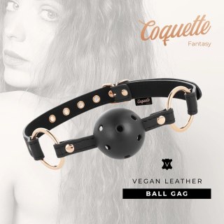 Coquette Chic Desire Fantasy oddychający knebel, skora wegańska 66cm