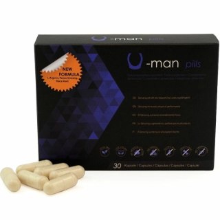 500 Cosmetics U-Man kapsułki dla mężczyzn 30 szt. - naturalne ekstrakty