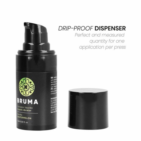 BRUMA Ultra-Gładki Żel Intymny w Płynie Arbuz 15 ml - kompaktowy