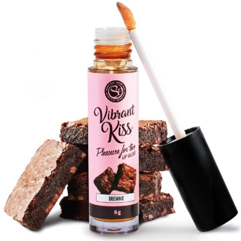 Secret Play Vibrant Kiss Brownie - błyszczyk do ust z efektem chłodzenia 6g