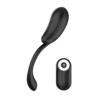 Coquette Chic Desire Jajko Wibrujące z Pilotem USB Czarny/Złoty 98x30mm