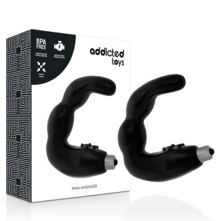 Addicted Toys masażer stref intymnych wibrujący czarny TPR