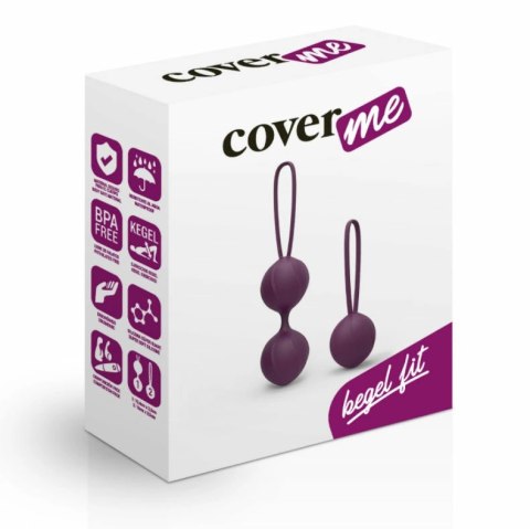 Coverme Kegel Fit - liliowy zestaw do ćwiczeń mięśni dna miednicy