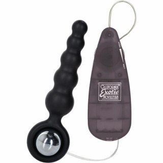 CalExotics Booty Call Booty Shaker czarny - silikonowy model z pilotem