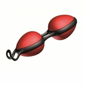 JOYDIVISION Joyballs kulki treningowe czarno-czerwone Silikomed 85 g