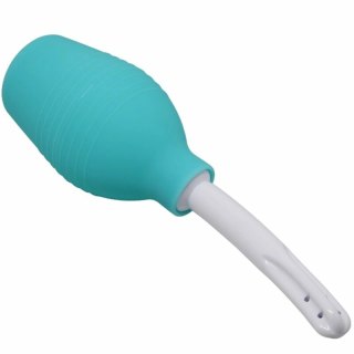 MR PLAY Gruszka do higieny analnej silikonowa niebieska 220 ml