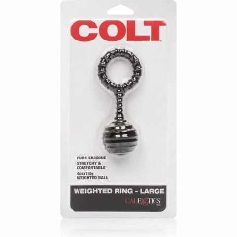 CalExotics Colt Duży Elastyczny Pierścień Obciążony Silikonowy 3 cm 110g