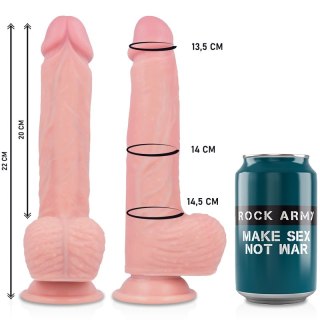 RockArmy Hawk Model Silikonowy 22 cm Premium, z Przyssawką, USB