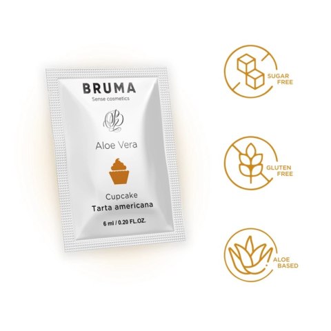 BRUMA Aloe Vera Żel nawilżający Cupcake 6ml - smakowy, formuła wodna