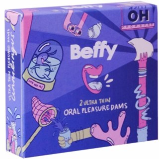 Beffy Bariera Oralna Lateksowa Ultra-Cienka 2 sztuki