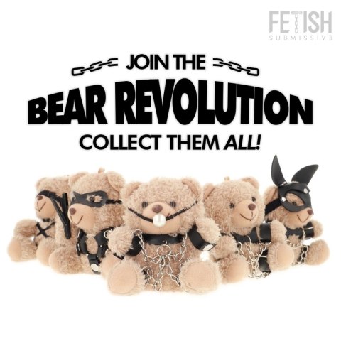 Fetish Submissive Fozzie Teddy Bear Model 3 - Pluszowa Zawieszka Kolekcjonerska