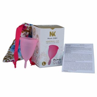 Nina Kiki kubeczek menstruacyjny L rożowy silikon medyczny