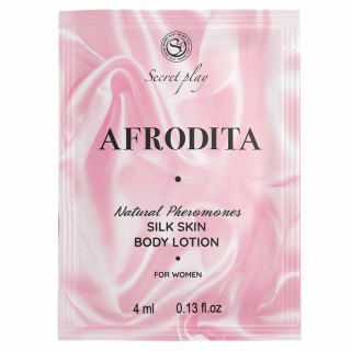 Secret Play Aphrodite Silk Skin krem jedwabisty kobiecy 4 ml karmel