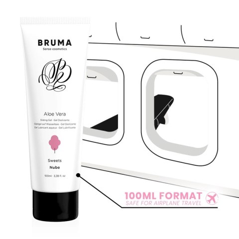 BRUMA Aloe Vera Żel Nawilżający Słodki Smak 100 ml Wodna Formuła