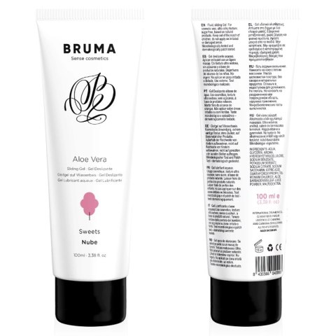 BRUMA Aloe Vera Żel Nawilżający Słodki Smak 100 ml Wodna Formuła