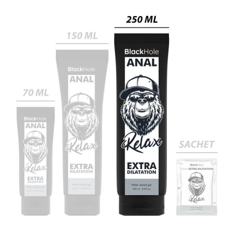 Black Hole żel intymny relaksujący na bazie wody 250ml bezzapachowy