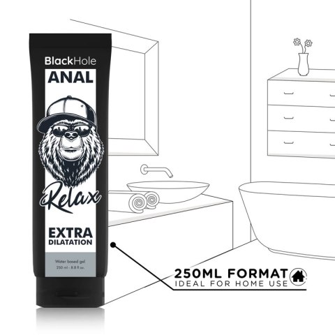 Black Hole żel intymny relaksujący na bazie wody 250ml bezzapachowy