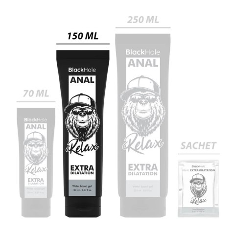 Black Hole żel relaksująco-rozszerzający na bazie wody 150 ml
