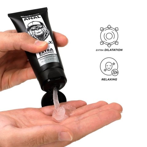 Black Hole żel relaksujący na bazie wody 70ml - bezbarwny, bezzapachowy