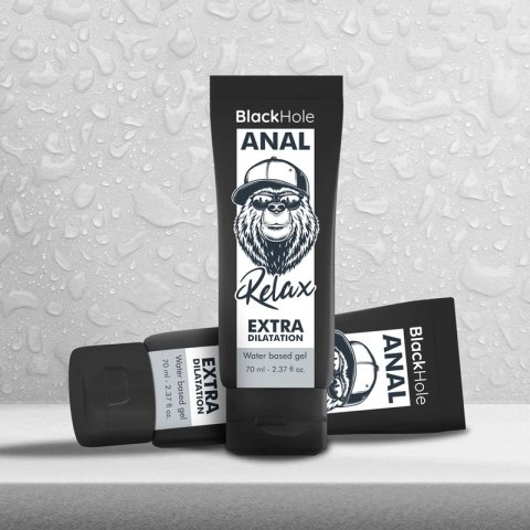 Black Hole żel relaksujący na bazie wody 70ml - bezbarwny, bezzapachowy