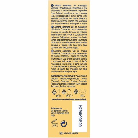 Control Almond Hammam Żel do masażu 3w1 200ml, migdałowy, 98% naturalny