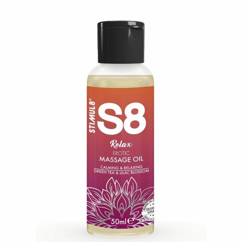 S8 Relax Olejek do masażu Zielona Herbata 50ml - pielęgnacja i relaks