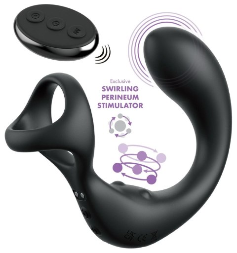 Pipedream Anal Fantasy Elite Taint-Alizer czarny, z pilotem, silikon