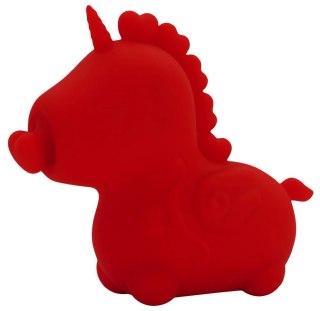 Unihorn Cupids Beau - wibrator silikonowy z ruchomym językiem serce 9 cm