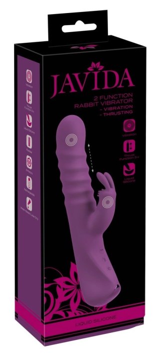 Jacida Model 2F Violet - Wibrator z Funkcją Ruchu i Podwojną Stymulacją