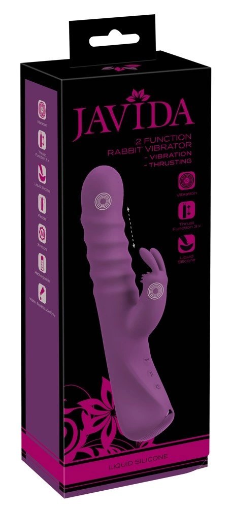 Jacida Model 2F Violet - Wibrator z Funkcją Ruchu i Podwojną Stymulacją