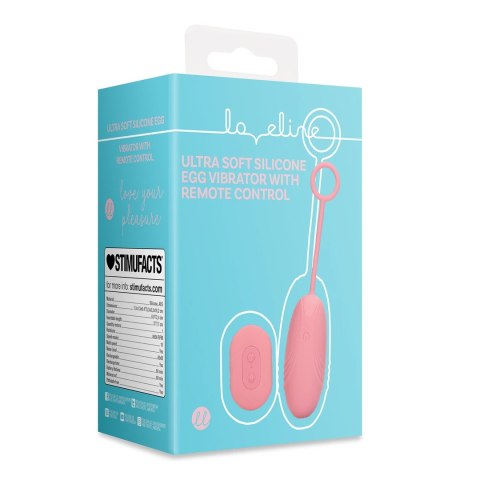 Loveline Ultra Soft Jajeczko z Pilotem Pink Arabesque - Zestaw Wibrujący
