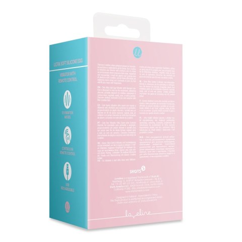 Loveline Ultra Soft Jajeczko z Pilotem Pink Arabesque - Zestaw Wibrujący